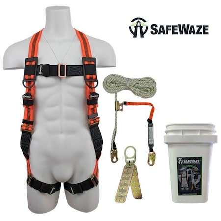 Safety Harness Fall Protection Kit In Bucket
